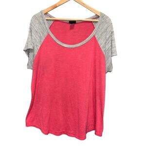 Torrid Shirt Top Scoop Neck Short Sleeve Women Size 2 (2X)